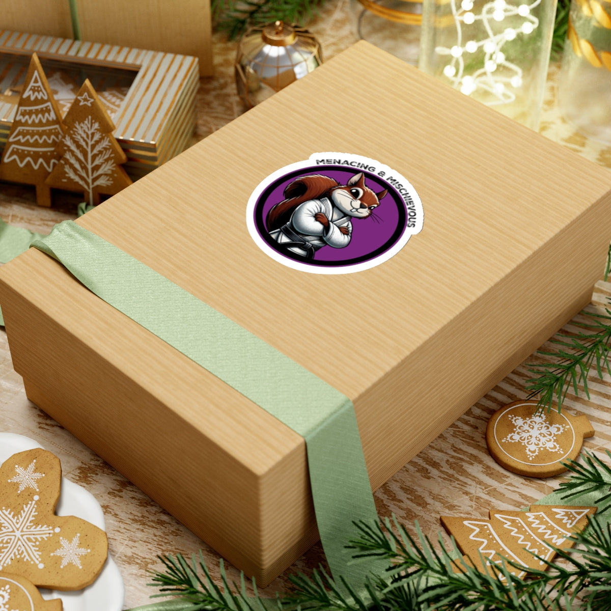 Secret Squirrel Purple Belt Decal
