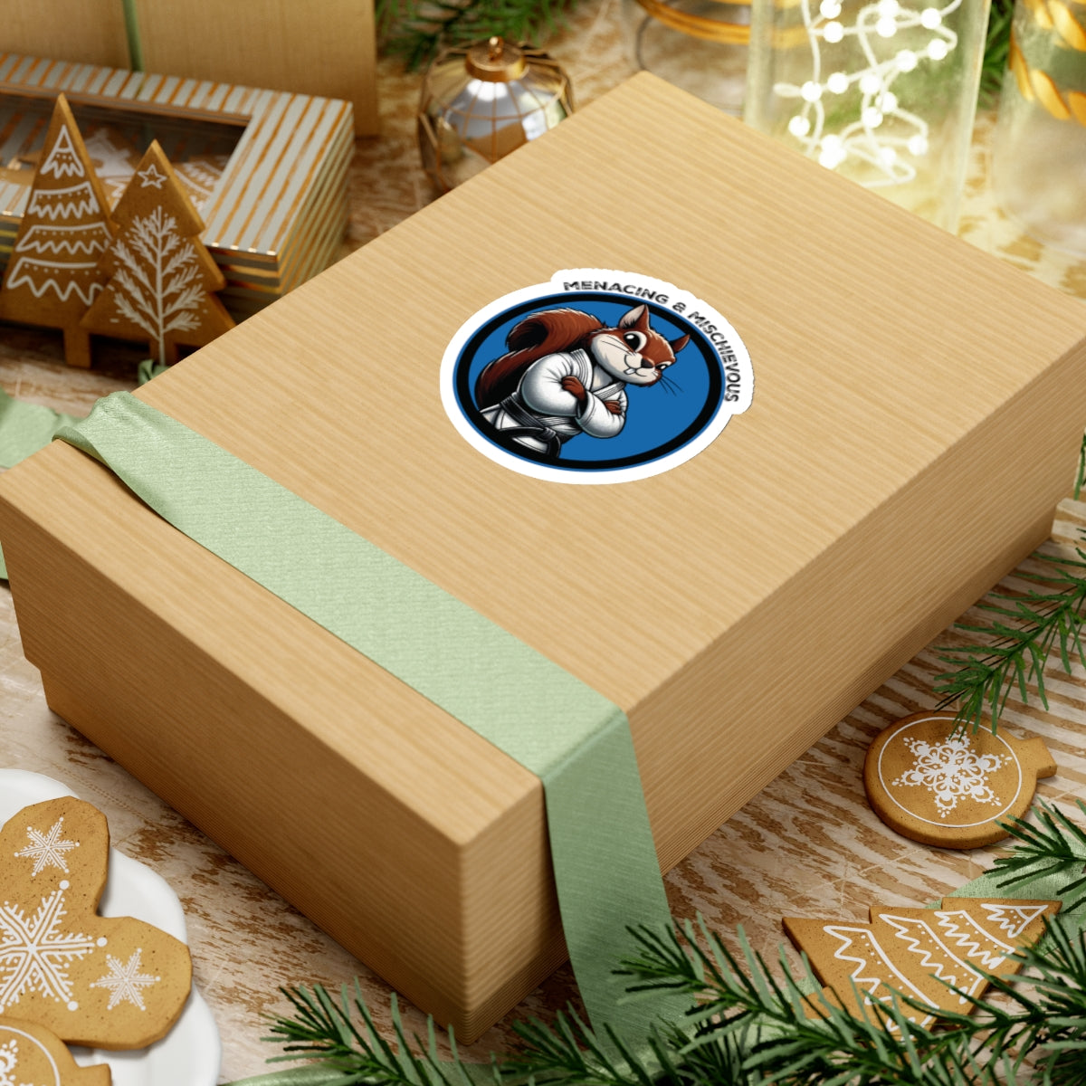 Secret Squirrel Blue Belt Decal