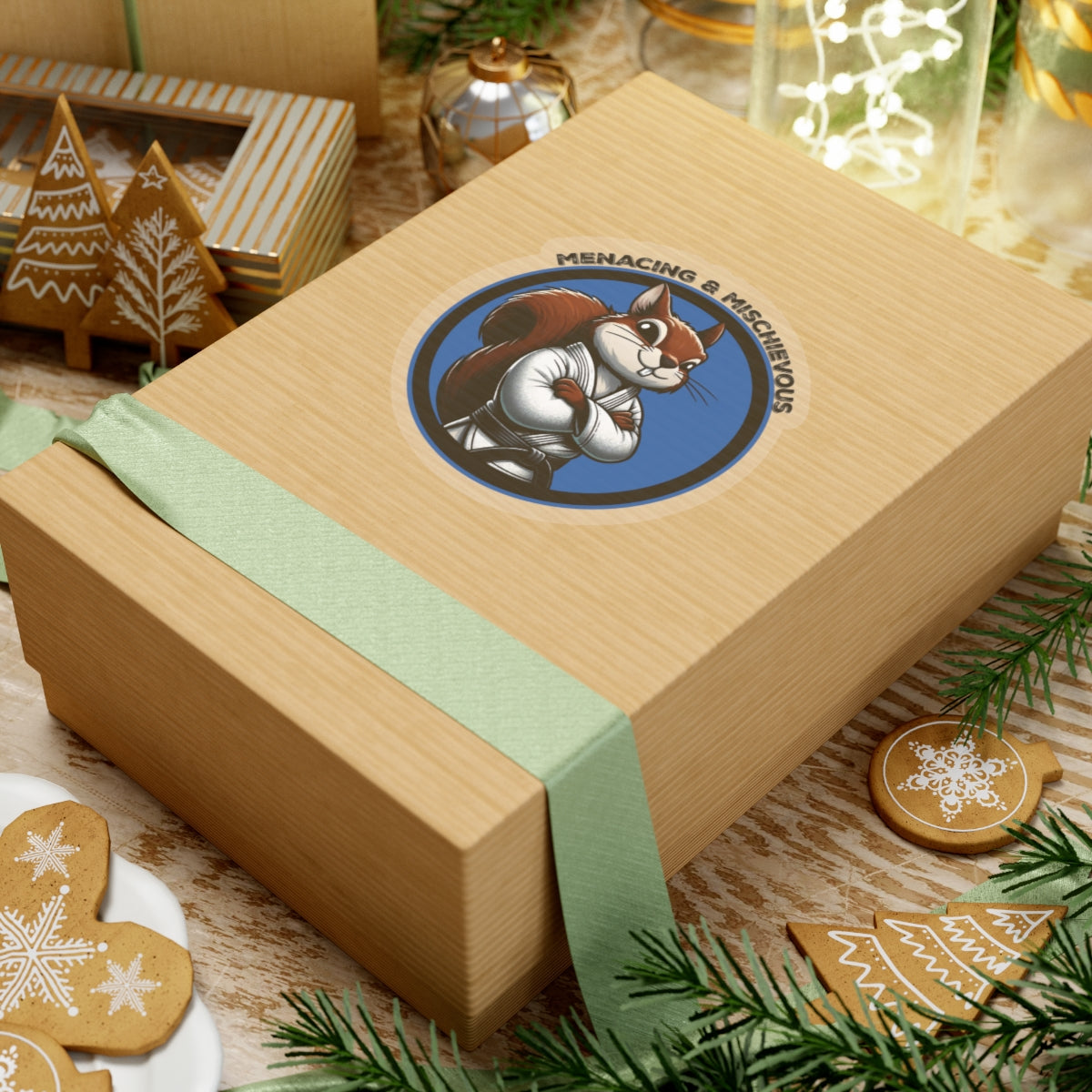 Secret Squirrel Blue Belt Decal