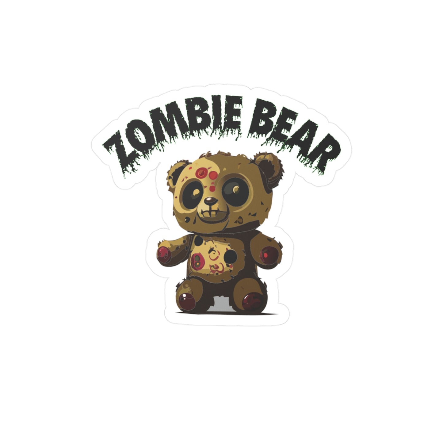 Zombie Bear Decal