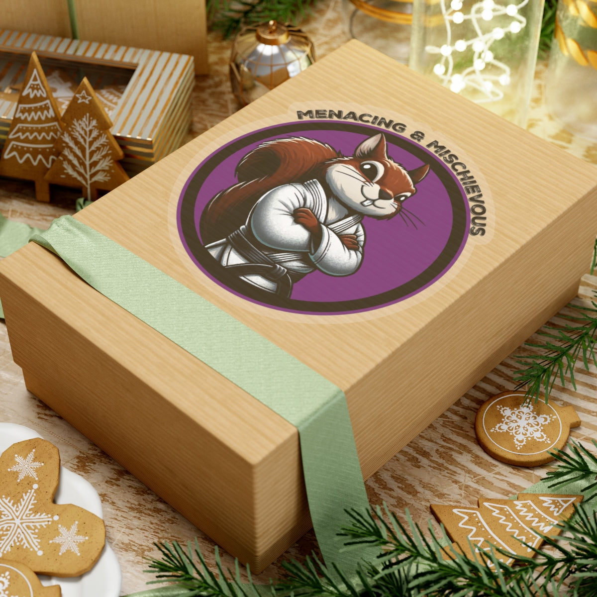 Secret Squirrel Purple Belt Decal