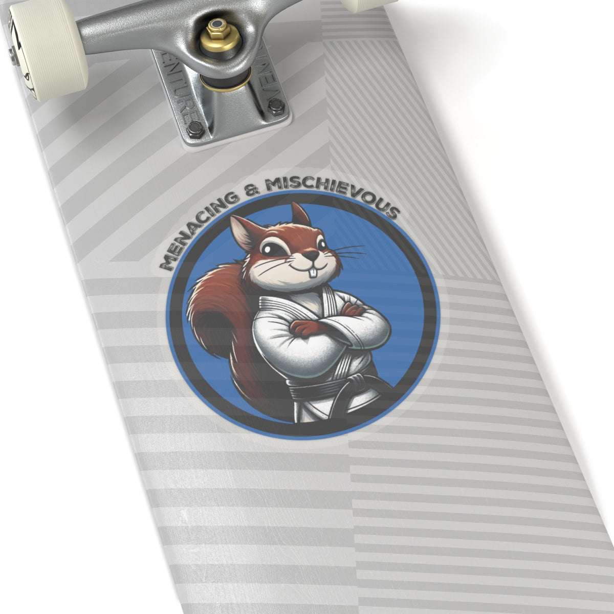 Secret Squirrel Blue Belt Decal