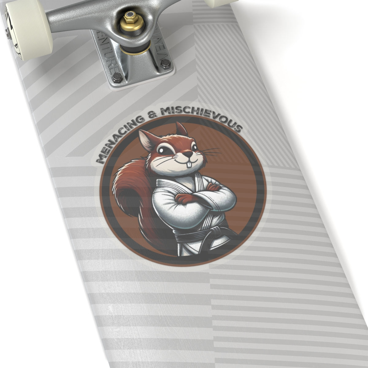 Secret Squirrel Brown Belt Decal