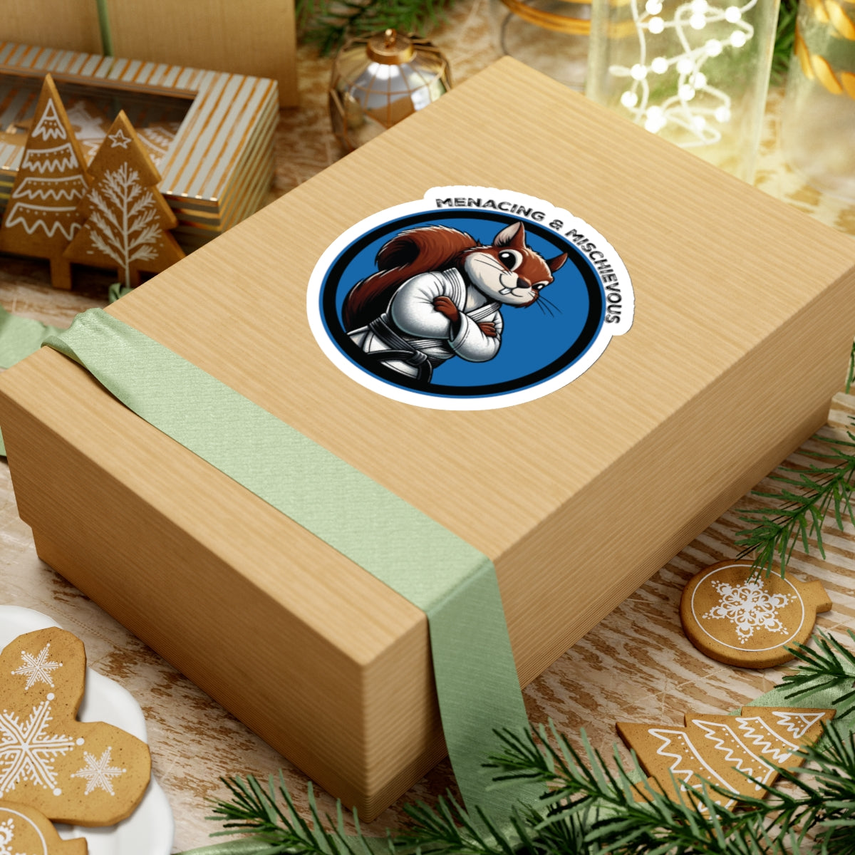 Secret Squirrel Blue Belt Decal
