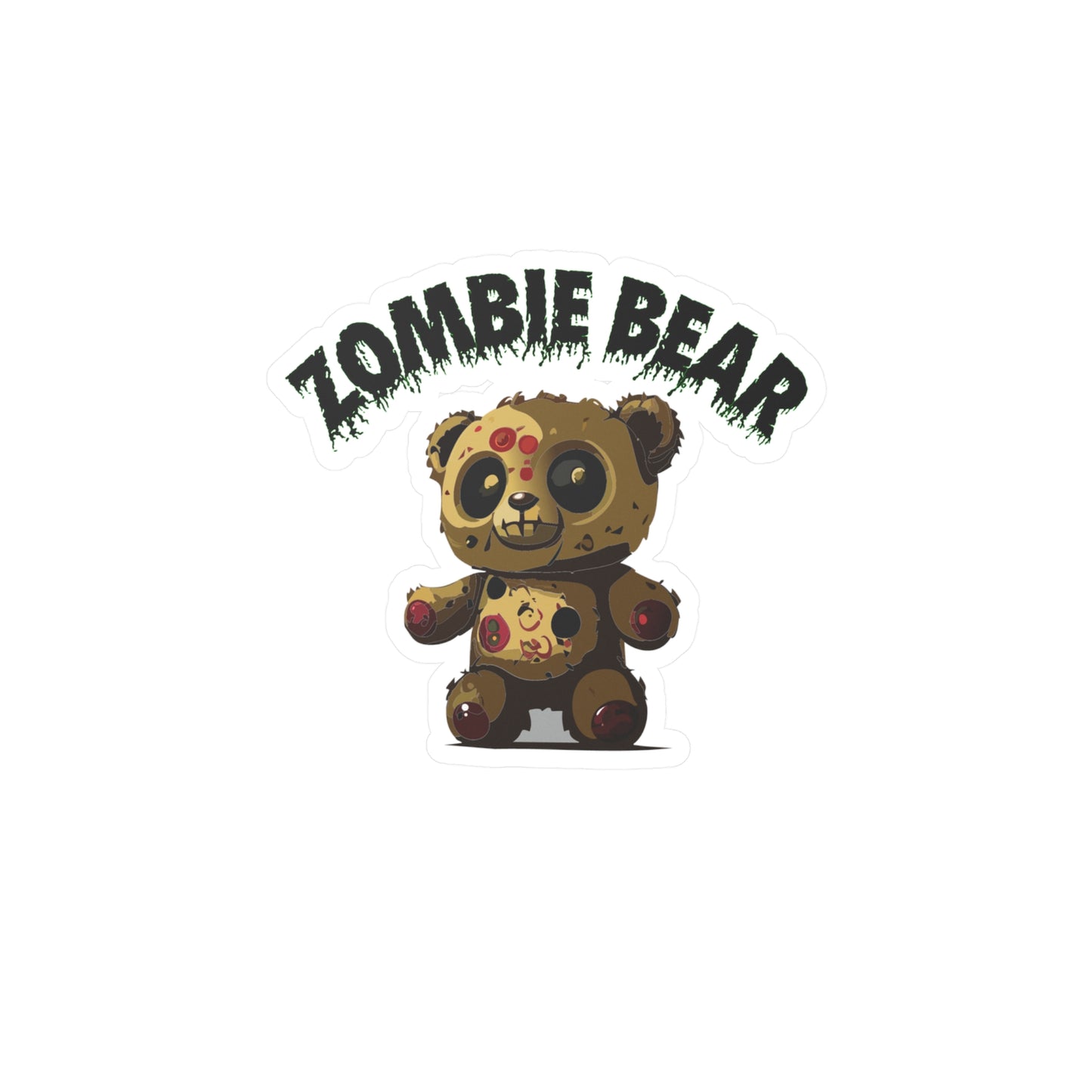 Zombie Bear Decal