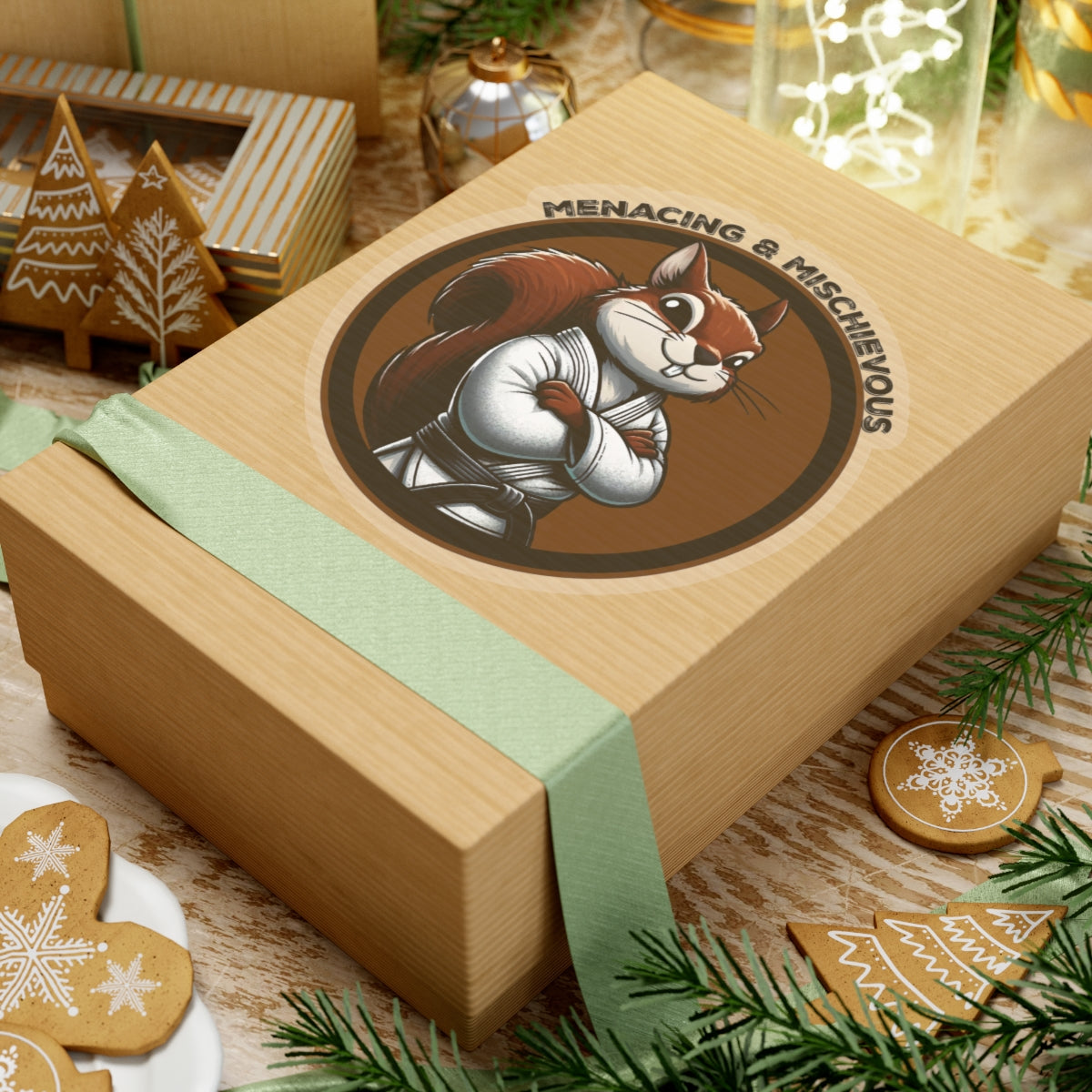 Secret Squirrel Brown Belt Decal