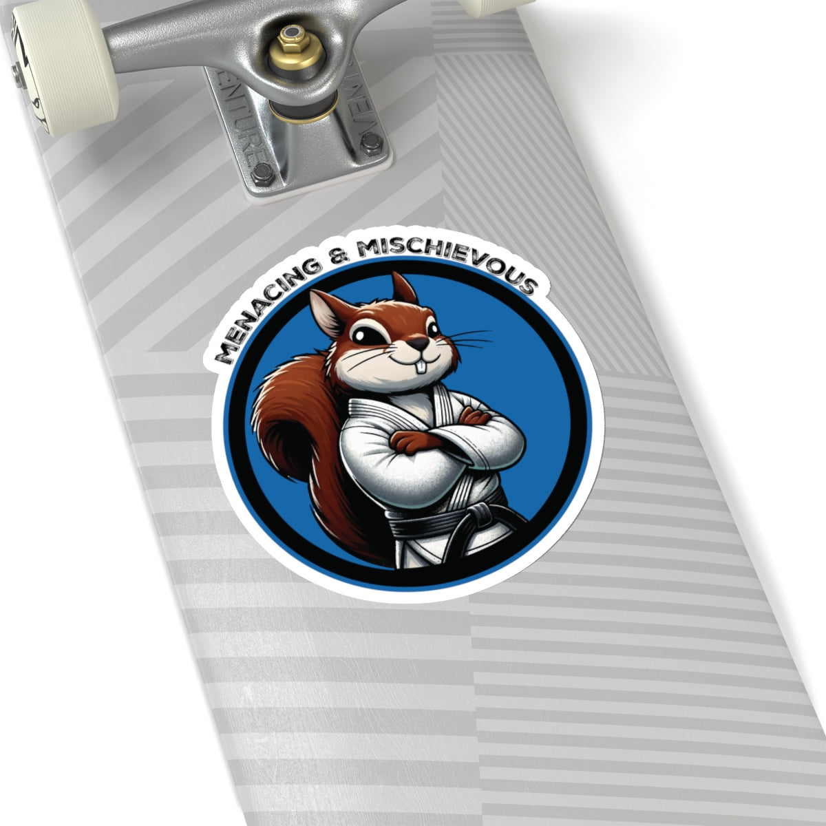 Secret Squirrel Blue Belt Decal
