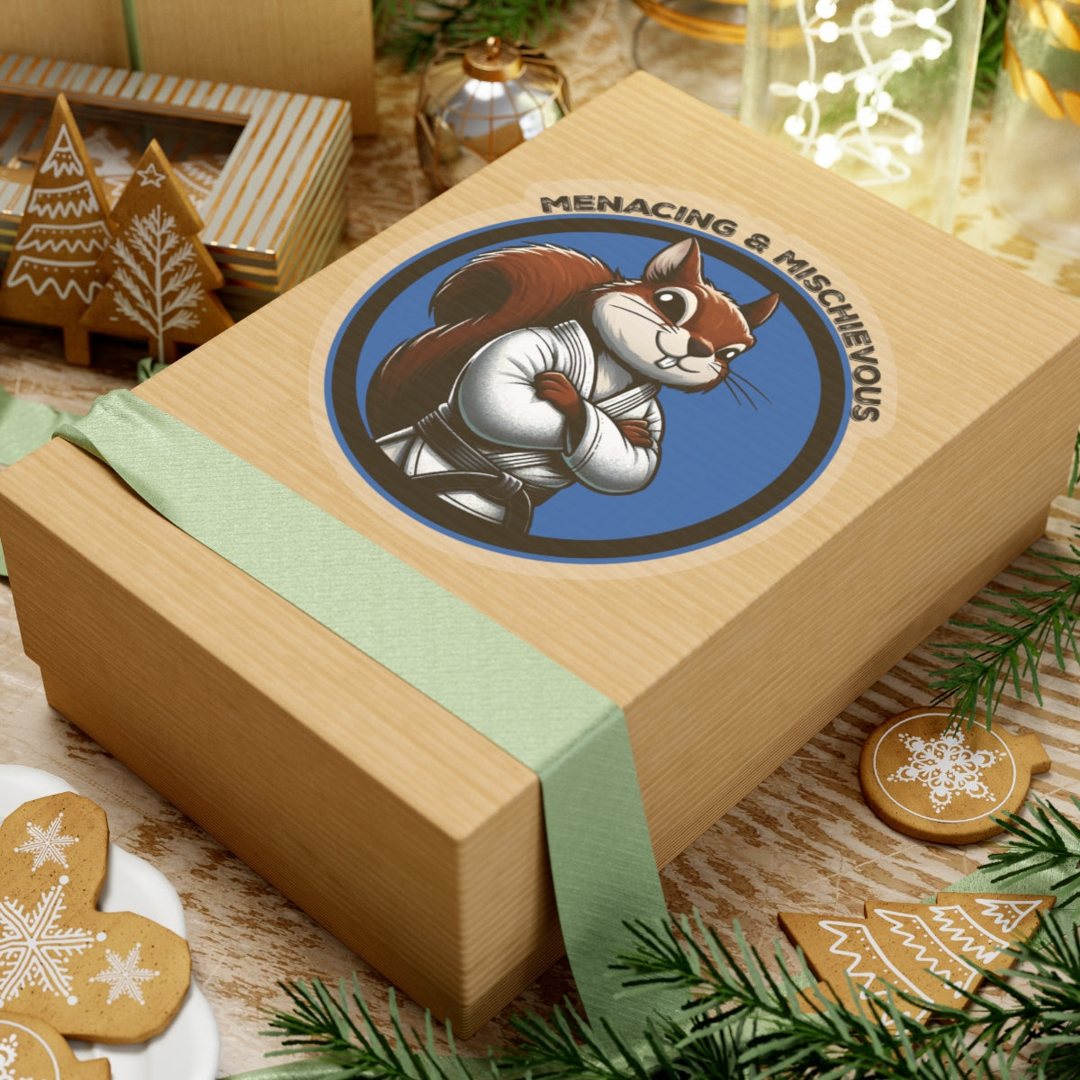 Secret Squirrel Blue Belt Decal