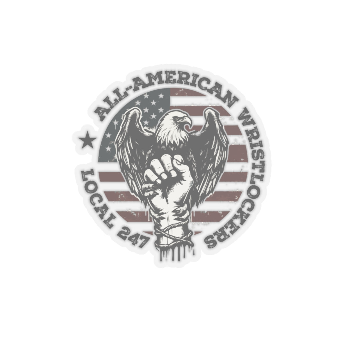 ALL-AMERICAN WRISTLOCKERS DECAL