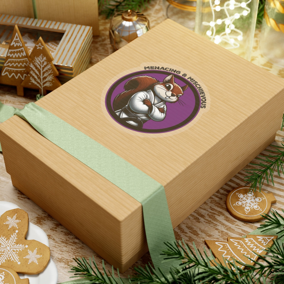 Secret Squirrel Purple Belt Decal