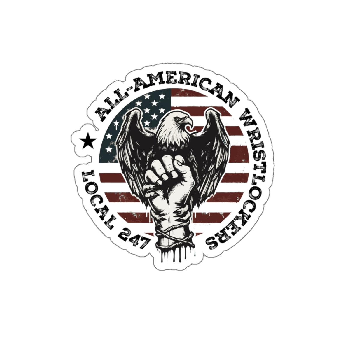 ALL-AMERICAN WRISTLOCKERS DECAL