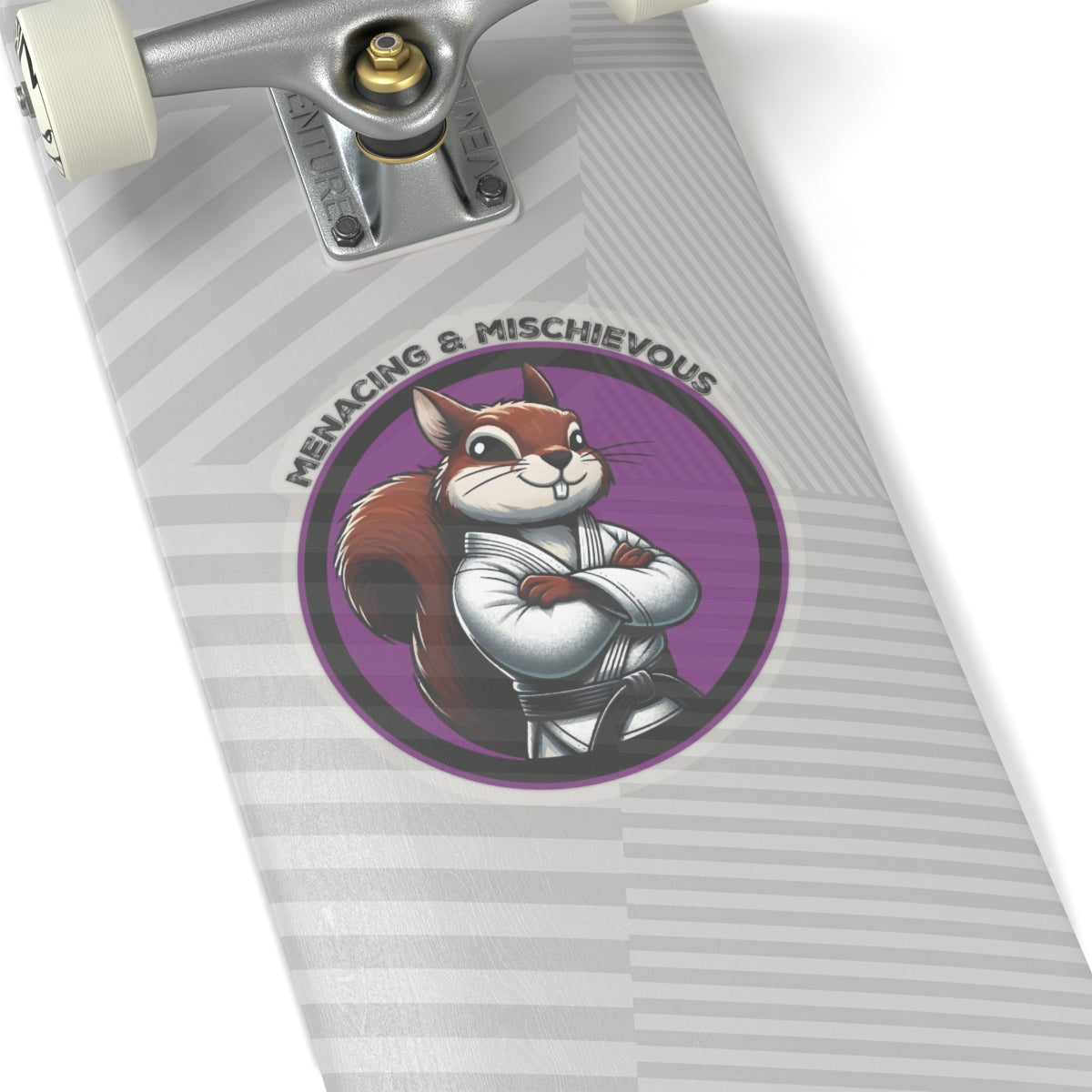 Secret Squirrel Purple Belt Decal