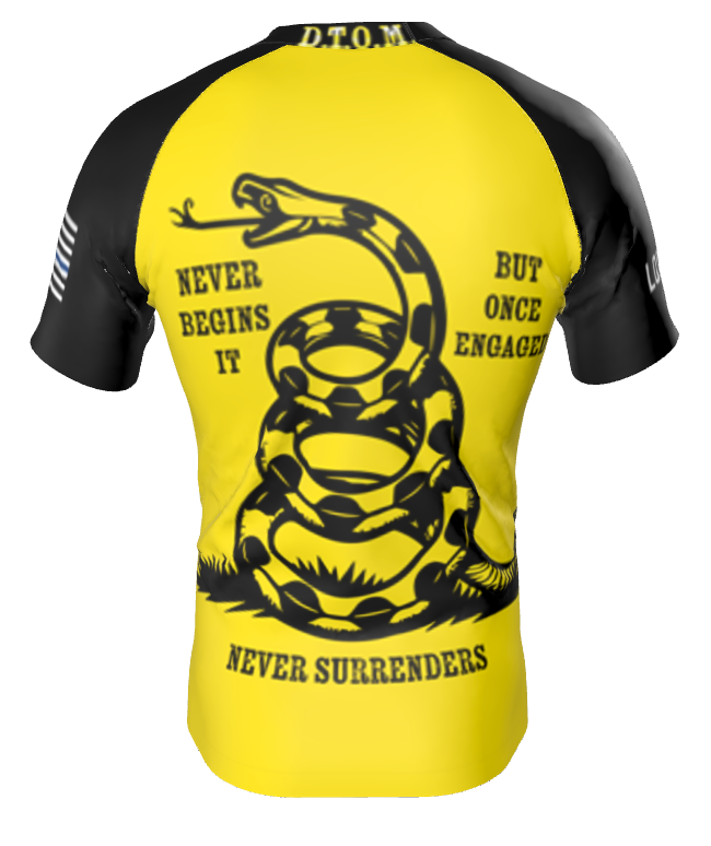 DTOM - Never Surrender Rash Guard